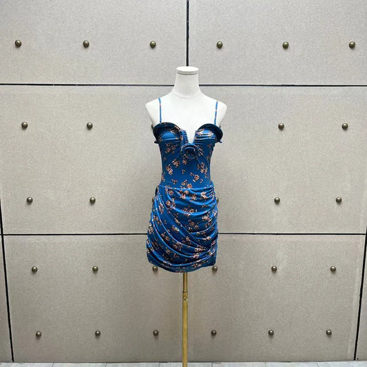 Women's Printed Pleated Skirt, Slim Fit Versatile Mini Skirt, High Quality Commuter Butt Wrap Short Skirt, 2026, New, y2k