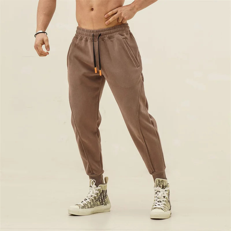 Men Casual Sport Pants Cotton Cargo Pants Trousers Men Jogger Training Gym Sweatpants Jogging Trackpants Men Clothing Streetwear