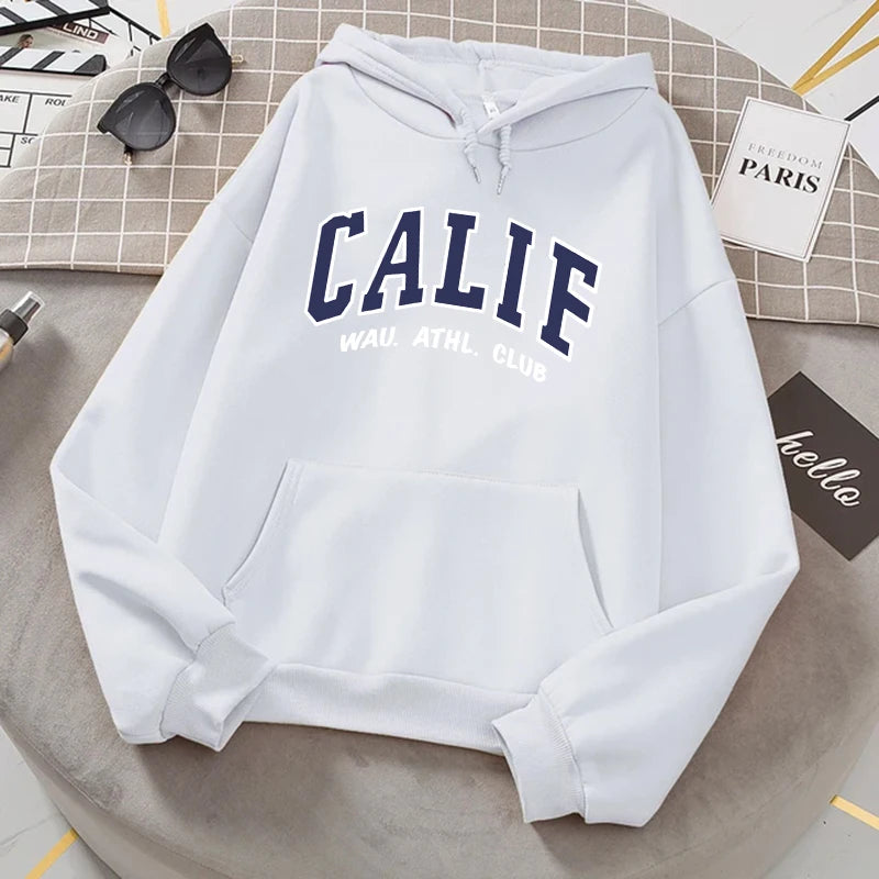 Women Hoodies Oversized Drop shoulder Fashion Loose Fleece Autumn Winter Printed Letter Pullover Aesthetic Sweatshirts 2025 New