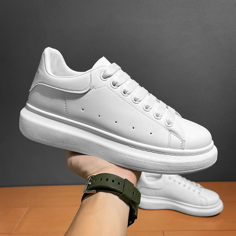 Fashion Platform Men Sport Shoes Casual Sneakers Autumn Outdoor Breathable Lightweight White Running Shoes Women Tennis Shoes