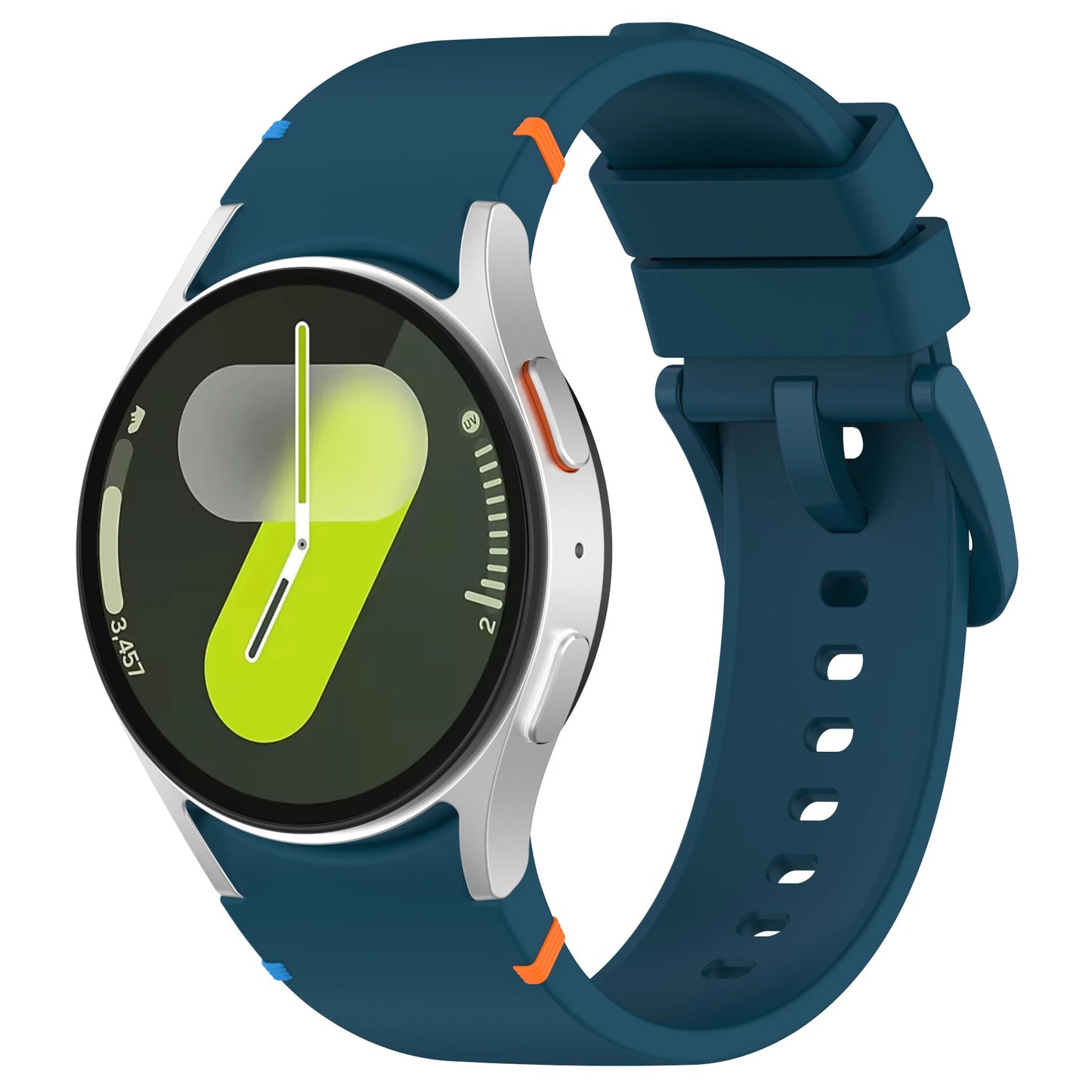 Silicone Strap for Samsung Galaxy Watch 7 6 5 4 44mm 40mm Original No Gaps Sports Band Accessories for 6/4 Classic 47mm 46mm43mm
