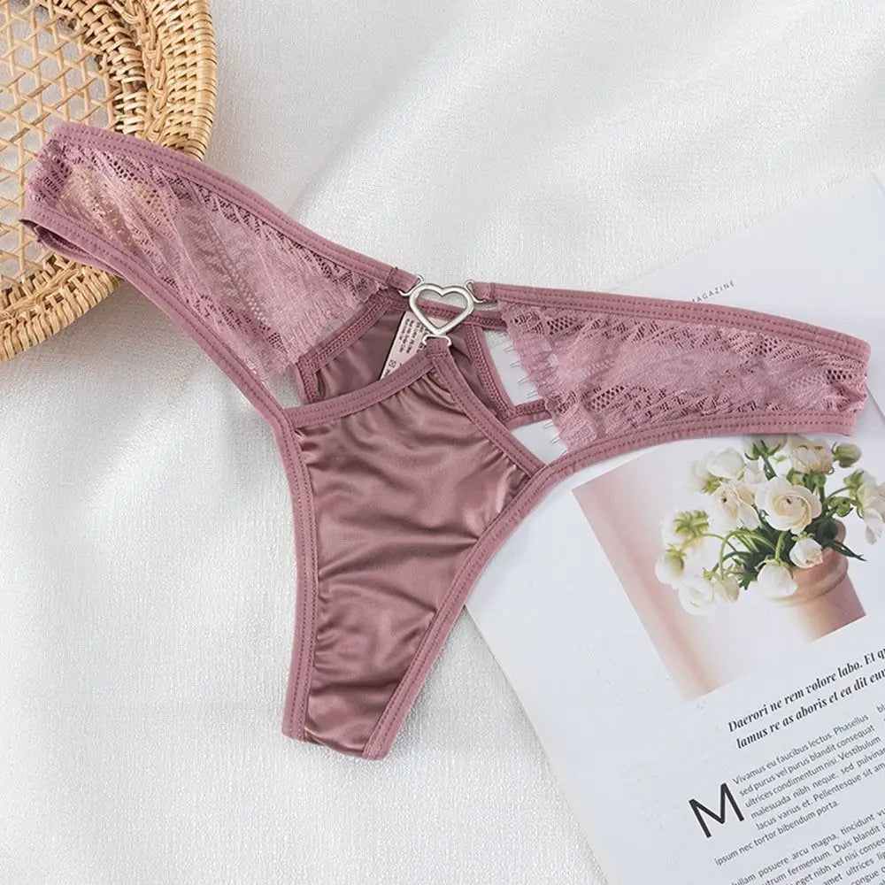 Temptation Seamless Underpants Love Heart Underwear Temptation For Women Female Lingerie Briefs Women Thong Lace Panties