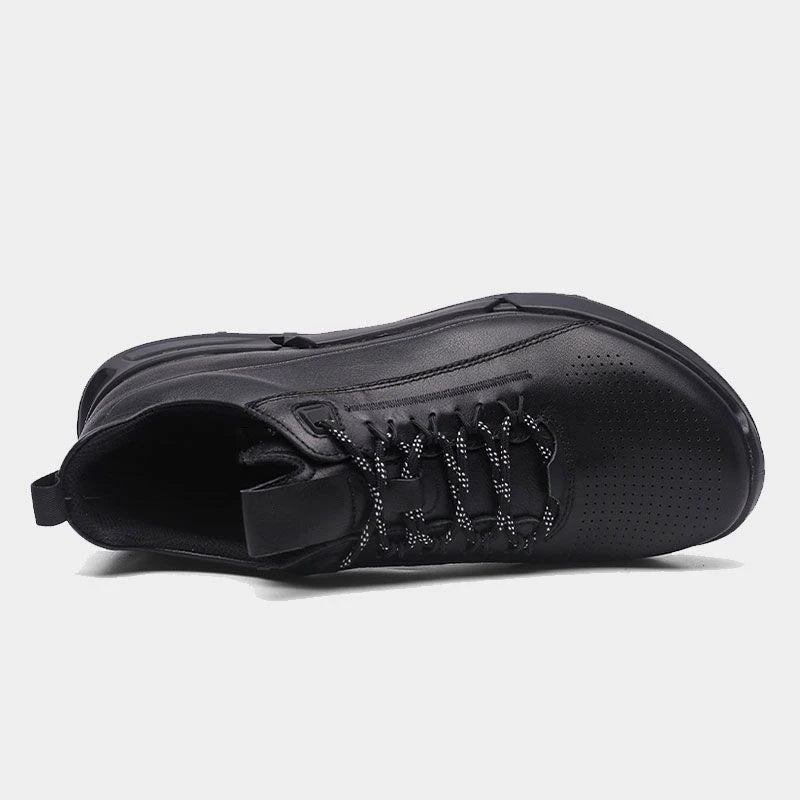 Leather Shoes Men Luxury Brands Designer Trekking Casual Sneaker Stylish Outdoor Athletic Walking Sports Business Young Menswear