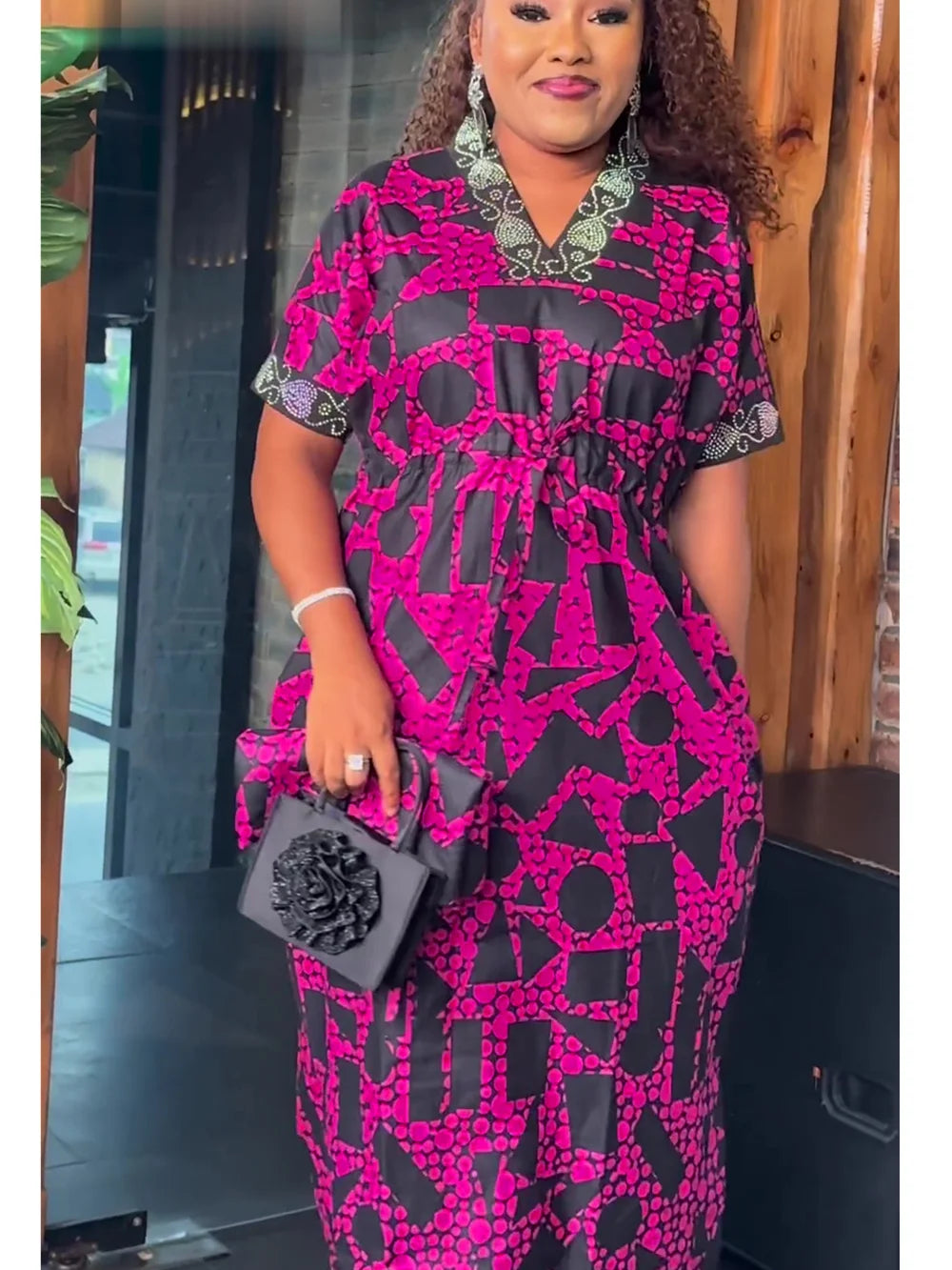African Dresses for Women Elegant 2025 Muslim Summer Fashion Kaftan Abayas Boubou Robe Dashiki Ankara Print Outfit Evening Gown