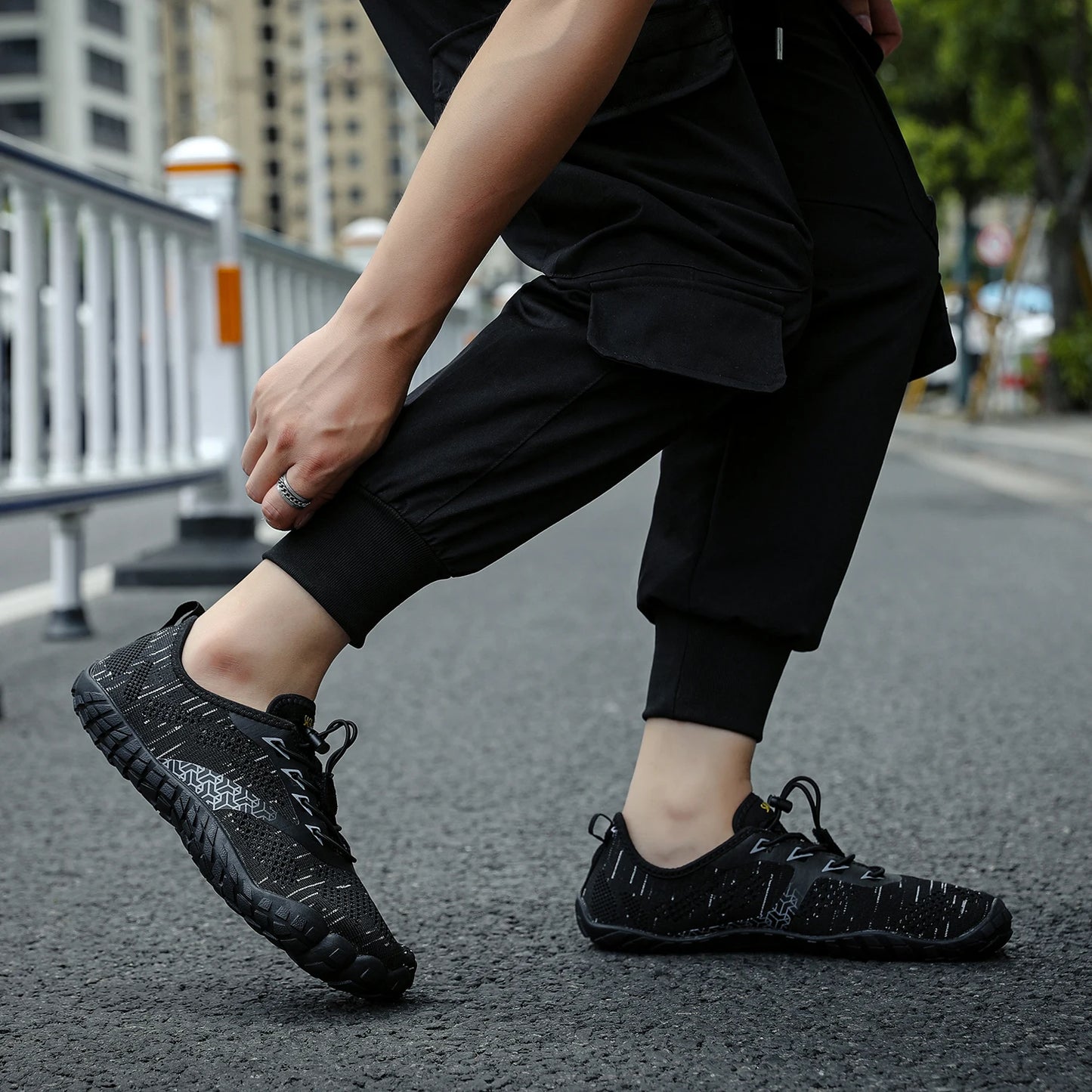 Comfort Non-Slip Quick-Dry Mesh Upper Water Shoes for Men Women Lightweight Breathable Aqua Shoes for Beach Swimming Fishing