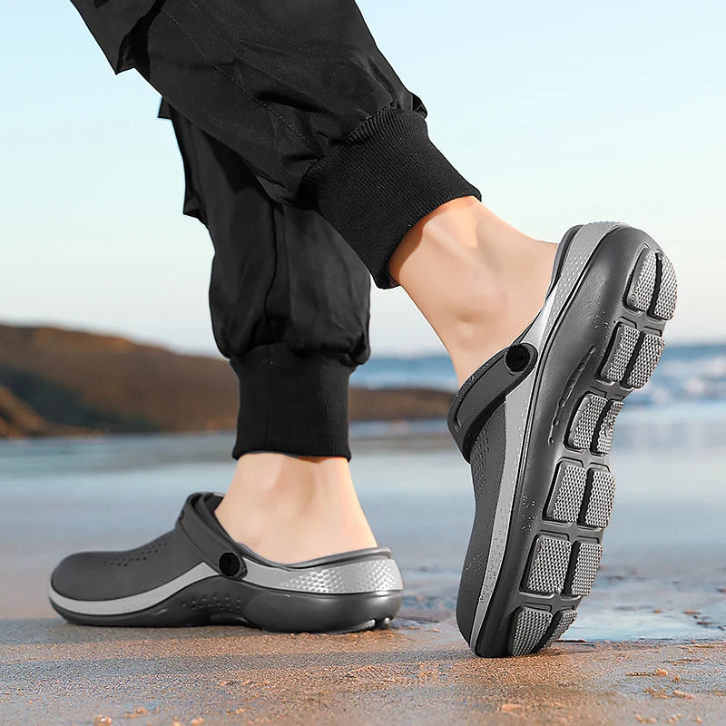 Men's Summer Outdoor Non-Slip Wear-Resistant Sandals for Outdoor Sports and Beach Large Size Sandals