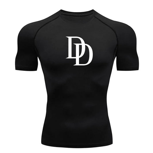 Tight fitting shirt for men, long sleeved and short sleeved, cool and dry sports T-shirt, fitness gym, sports top, sports top