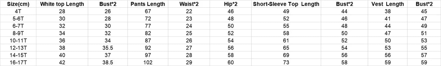 Children Hip Hop Jazz Fashion Show BoyGirl Loose Vest Baggy Pan t T-shirt Suits Sets Dance Performance Clothes Kids Tracksuits