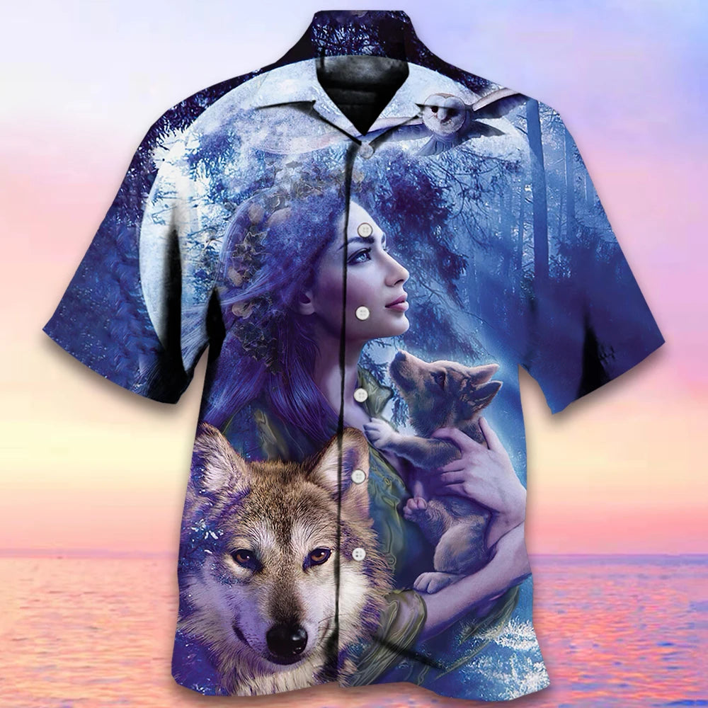 Summer Floral Parrot 3d Print Shirt Men Women Fashion Shirts Single-Breasted Short Sleeve Hawaiian Shirts Blouse Men's Clothing