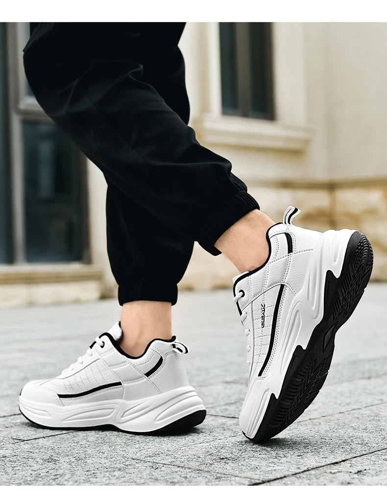 Men's new sports shoes four season casual fashion versatile wear-resistant comfortable thick soled sports shoes running sneakers
