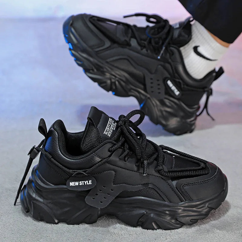 2025 New Men's Luxury Platform Sneakers Fashion Men Running Shoes Increased Breathability Man Shoes Lace Up Zapatillas De Hombre