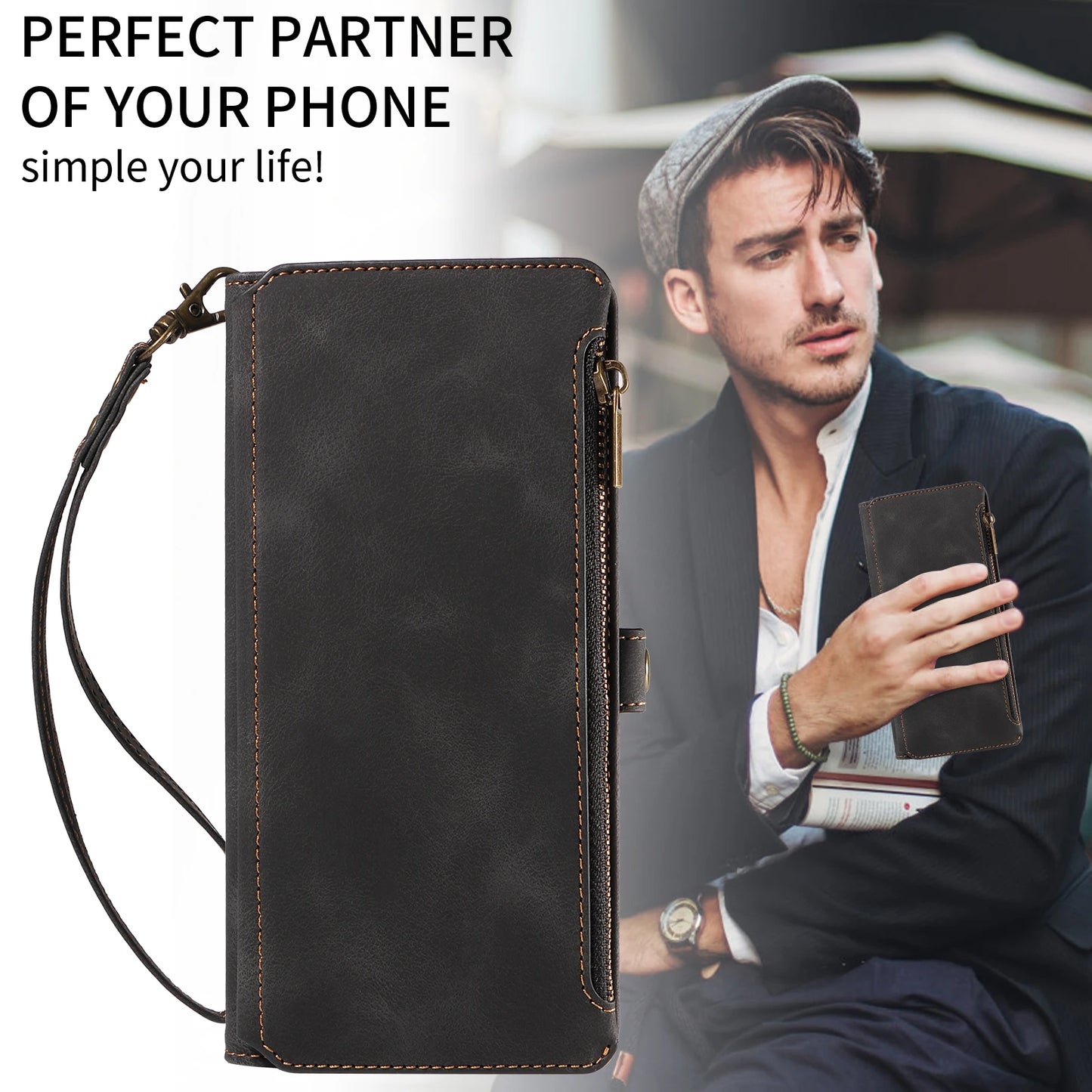 For Xiaomi Redmi Note 15 14 13 15C Poco X7 Pro F5 12 13C 14C 13T 15T Plus 5g Cases 4g Leather Wallet Card Holder Flip Phone Bags