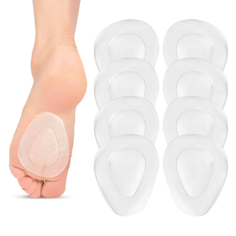 Women's Anti-slip Silicone Gel Half Insoles Forefoot Pain Relief Inserts for High Heels Comfortable Shoe Accessories