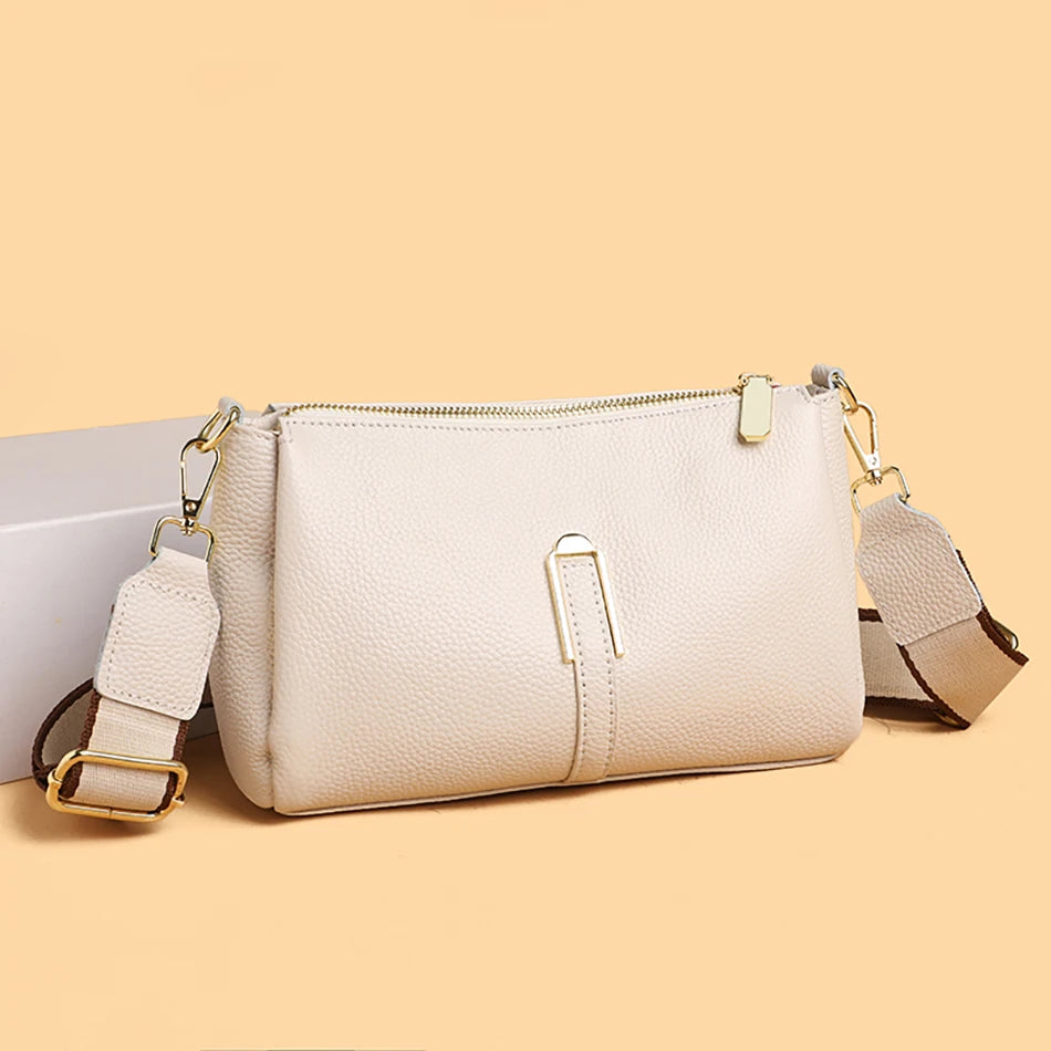 Women's Bag Handbag Fashion Female Messenger Phone Bag 2024 Luxury Cow Leather Women Shoulder Crossbody Bag