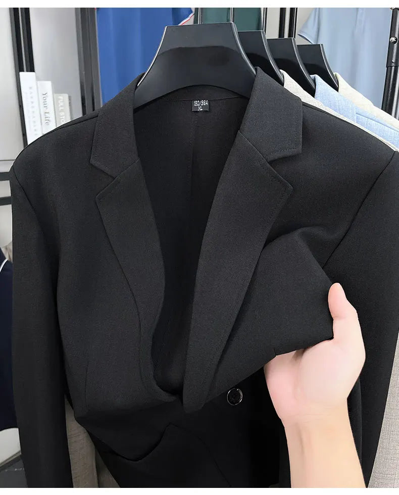 Mens Linen Blend Suit Jacket Lightweight Smart Casual Blazer Summer Sun Protection Outerwear Coat Wedding Prom Vacation Beach