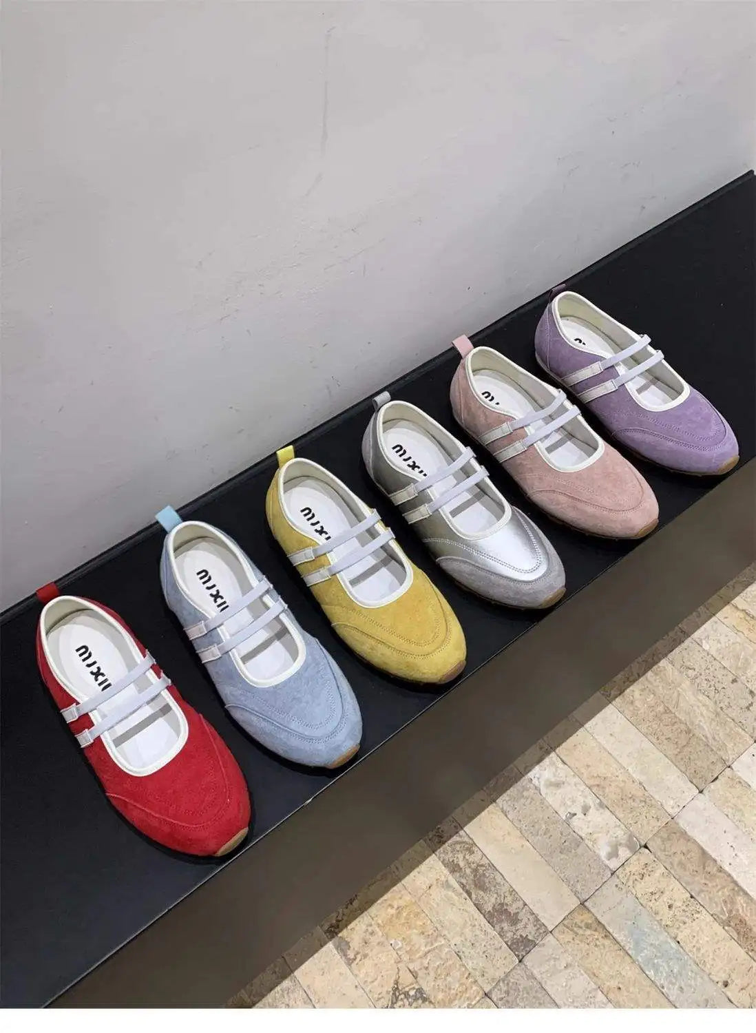 Flat Bottomed Retro Ballet Shoes for Women 2026 New Sports and Casual Shallow Mouth Vulcanized Shoes