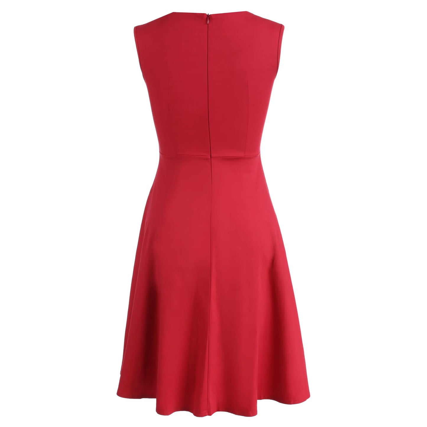Vintage Dress New Women Sleeveless Large Swing Sexy Party Dress S-3XL