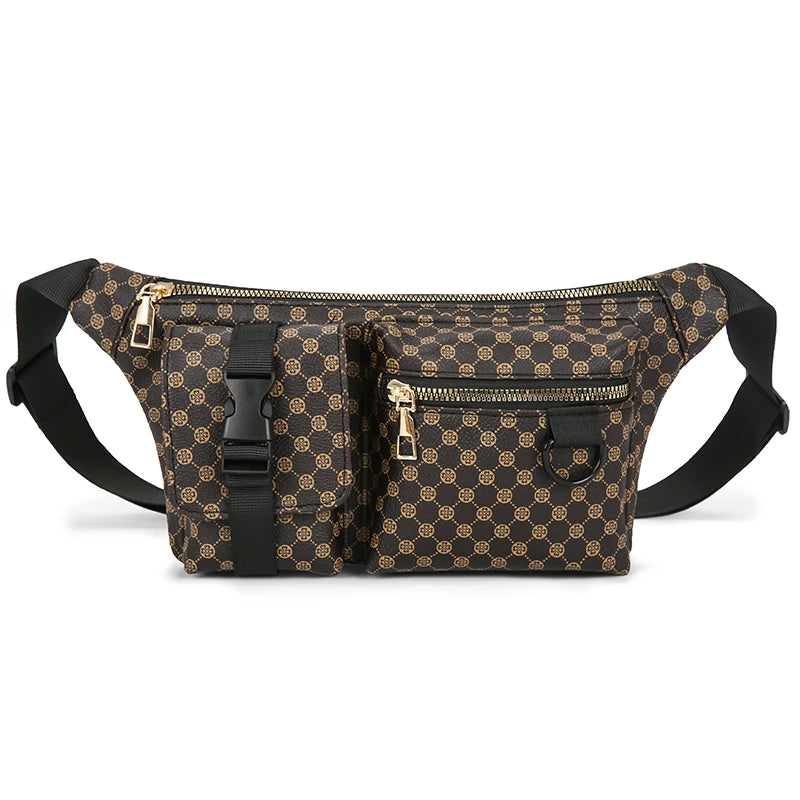 Men's Multi Functional Waist Bag Lightweight Sports Cycling Fanny Pack Small Shoulder Bags for Man Belt Pouch Chest Bags Male