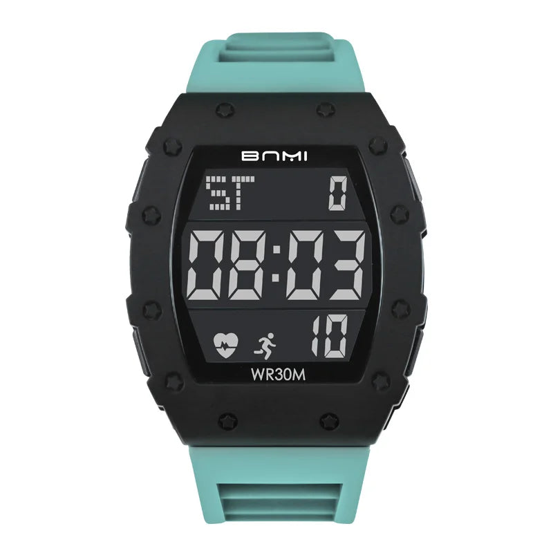 2025 Man Digital Watch Outdoor Sports Multifunctional Waterproof Shock Luminous LED Military Electronics Watch High-end Luxury