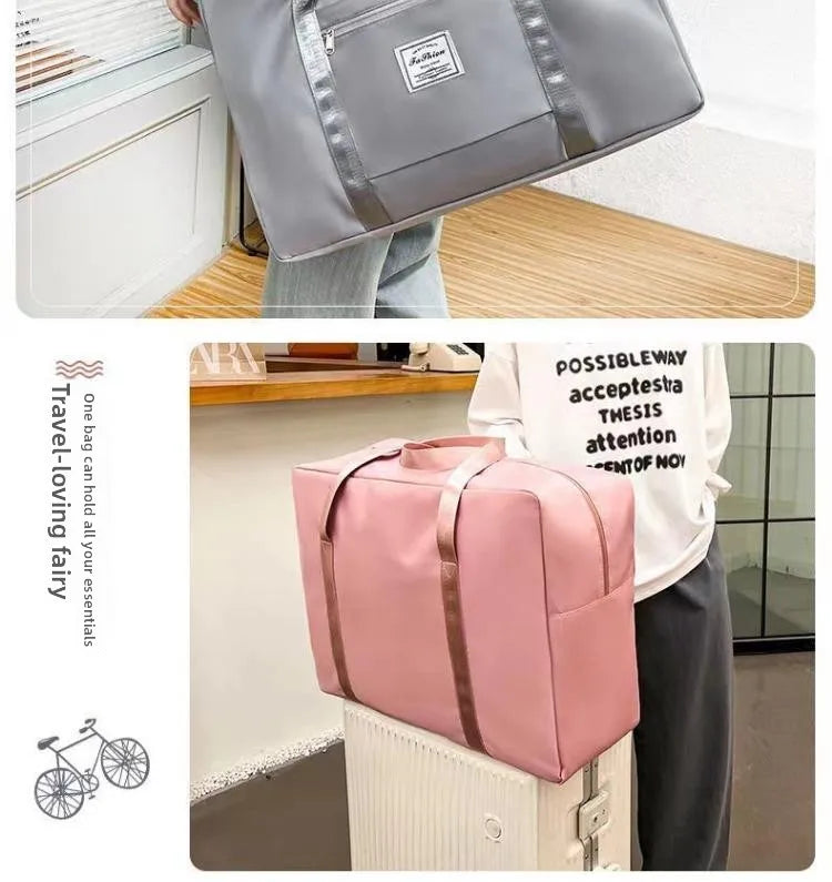 Large Capacity Casual Handbag for Men And Women Student Clothing Storage Bag Maternity Bag Travel Bag Polyester Material