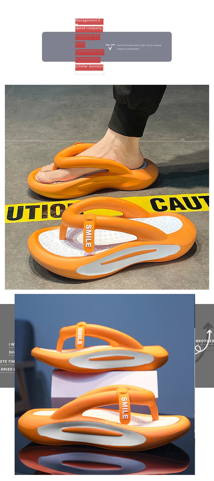 Fashion Men Slippers Bathroom Platform Sandals Women Flip Flops Indoor Non-slip EVA Slides Man Summer Slippers Men Beach Shoes