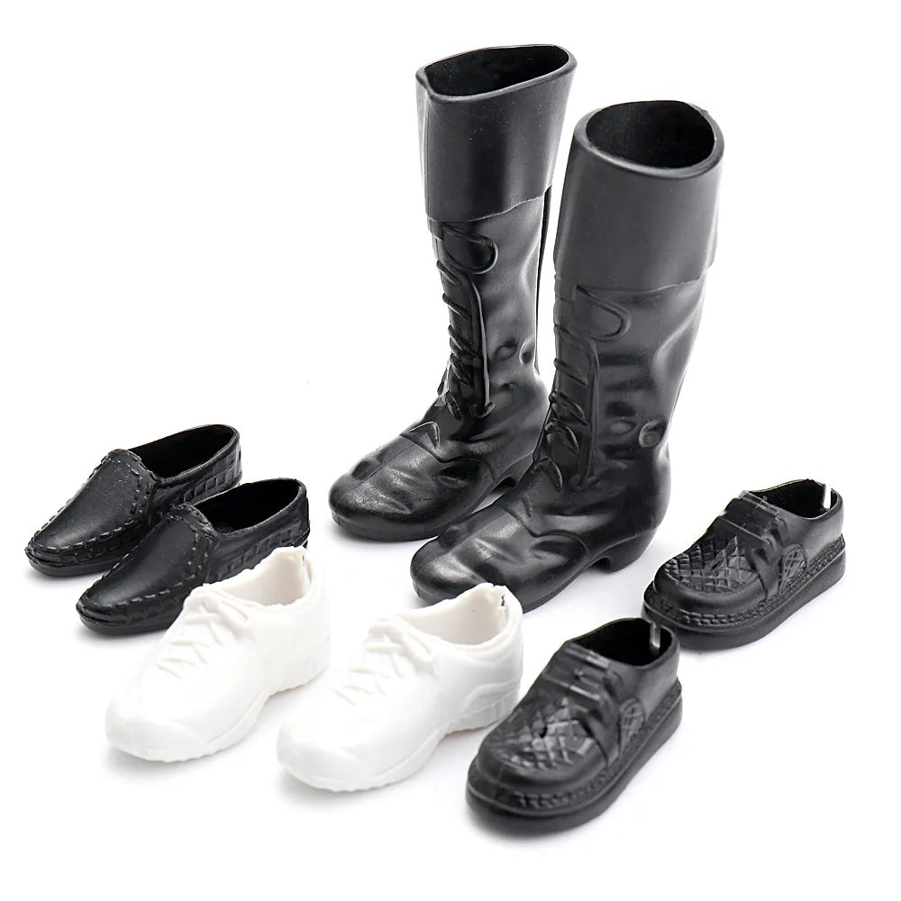 NK MIx 1/6 Doll Shoes Clothes 12 Inch Man Dolls Accessories 30CM Princess Doll Boots Fashion Leather Sneaker Slipper Gfit Toy JJ