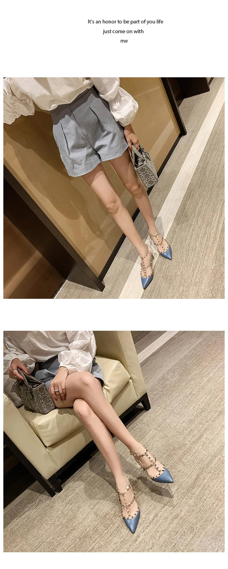 Nude Women's Gladiator sandals Summer 2025 Luxury With Ankle Strap Pointed Toe Fashion Rivet High Heels Party Ladies Shoes Women