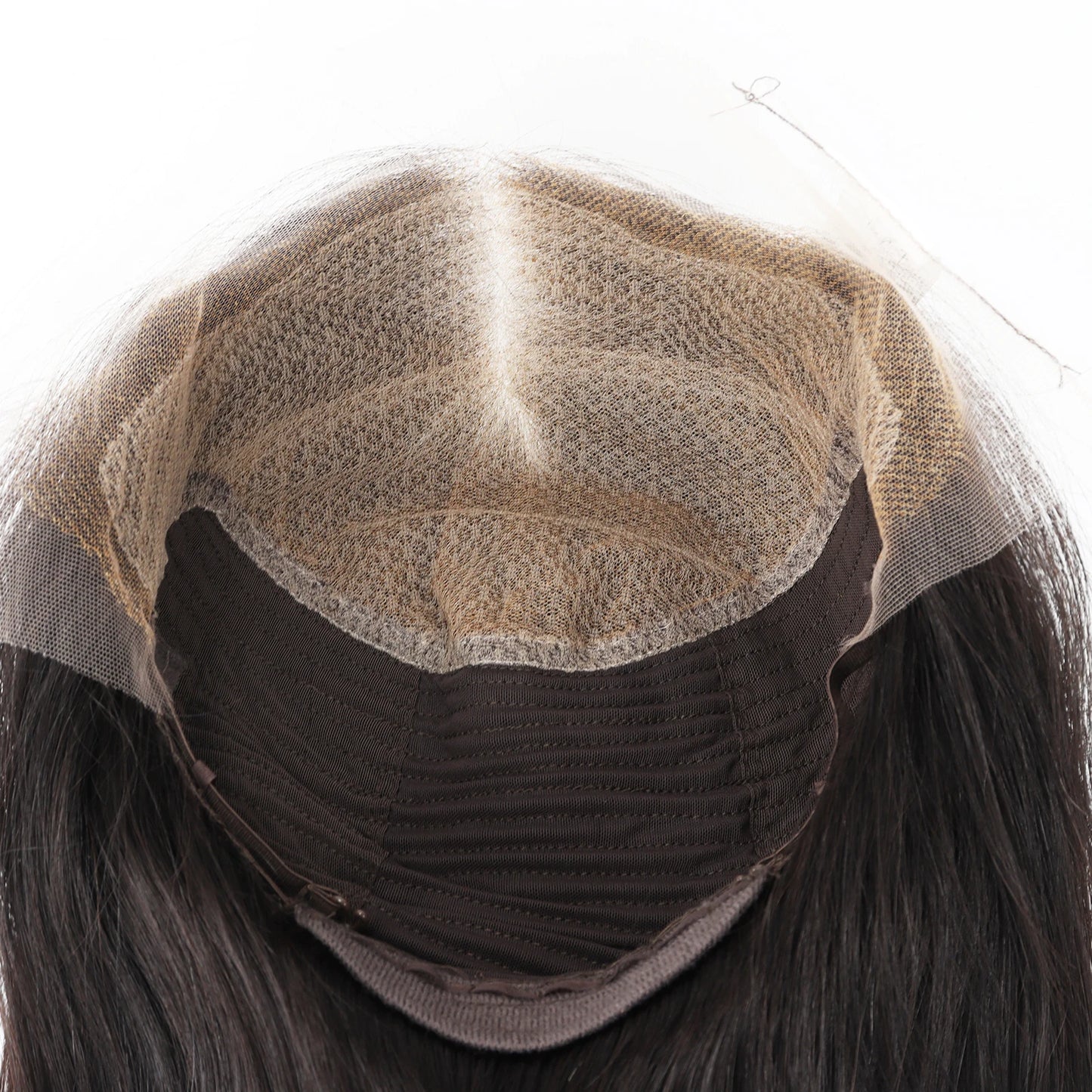 Invisiable Knots Wig for Women 22inch Real Virgin European Human Hair Wig HD Lace with Fabric Natural Hairline Soft Breathable