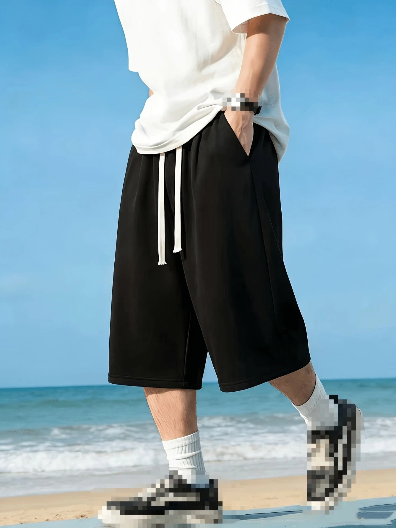 Men's Summer Loose Fit Casual Sports Shorts Are Very Suitable for Fitness Street Hiking Etc Suitable for Outdoor and Daily Wear