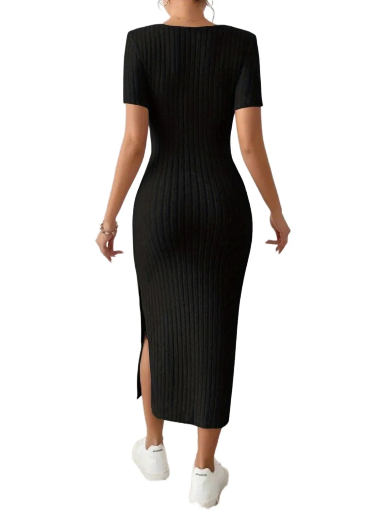 European and American Style 2025 Summer New Cross-border Women's Fashion Square Collar Sexy Slim Hip-pack Dress for Women