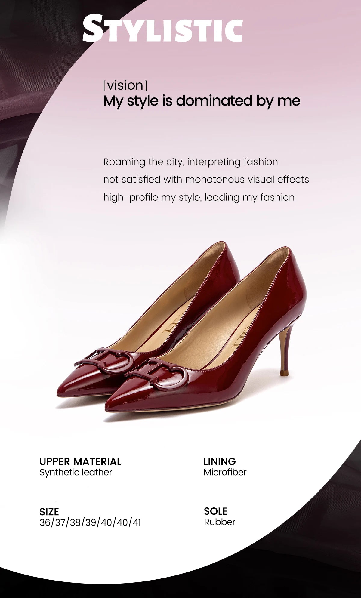 Women's Classic High Heels Simple Upper and Metal Buckle Decoration Simple Fashion Styling