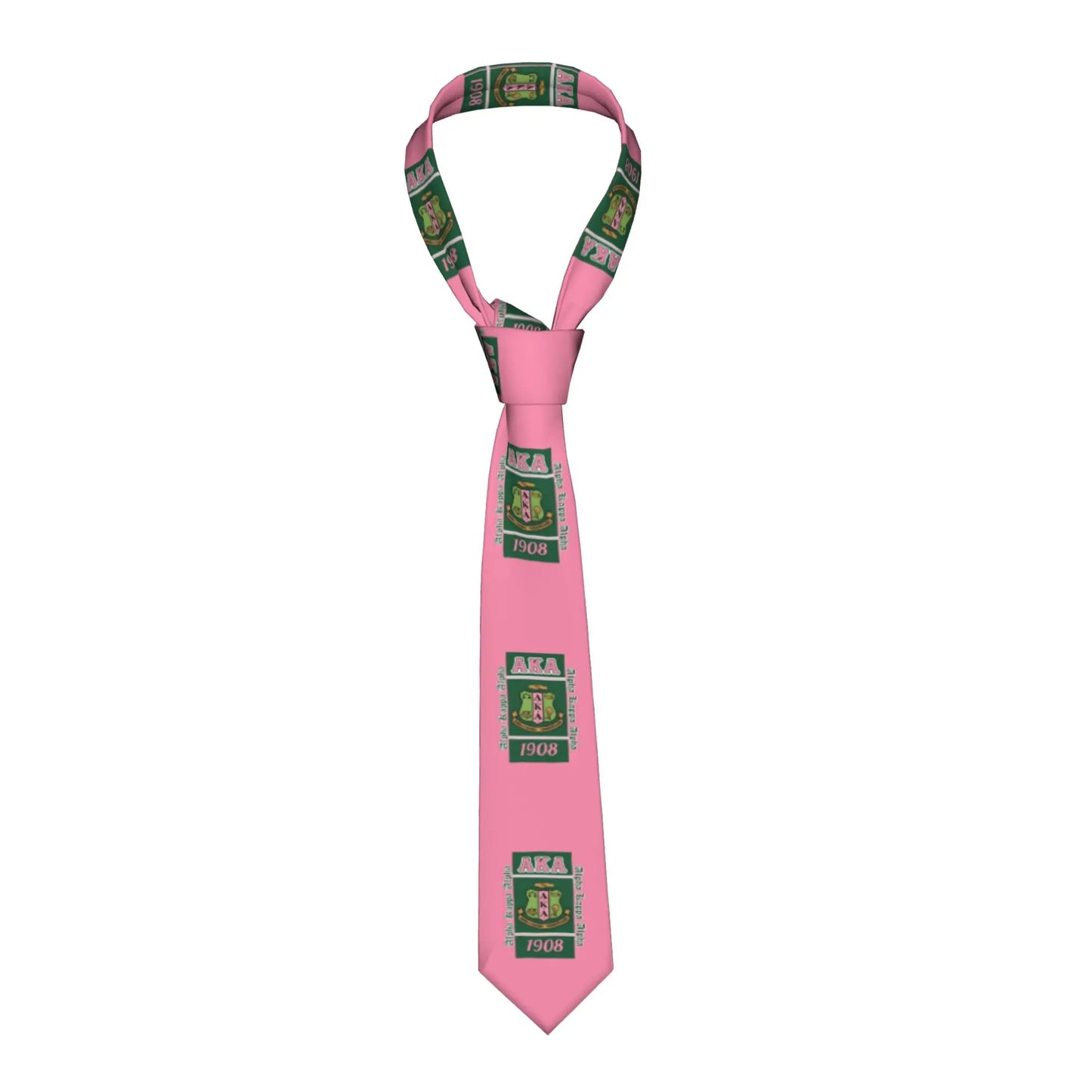 Fashion AKA The First Historically African Sorority  Neck Tie for Wedding Customized Men  Neckties
