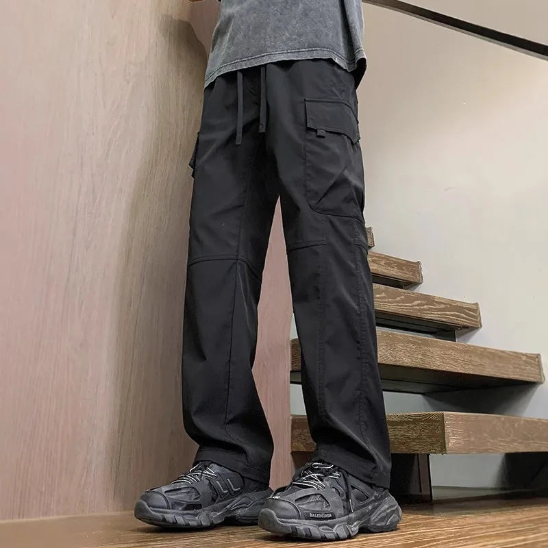 American Fashion Brand Workwear Casual Pants for Men's Spring and Autumn 2025 New Loose Sports Straight Outdoor Charge Trousers