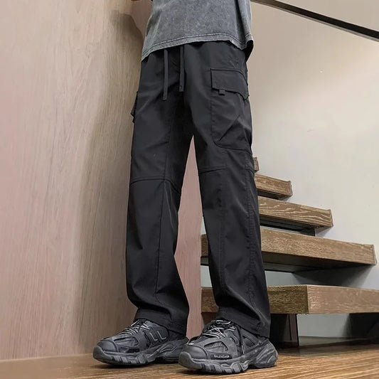 American Fashion Brand Workwear Casual Pants for Men's Spring and Autumn 2025 New Loose Sports Straight Outdoor Charge Trousers