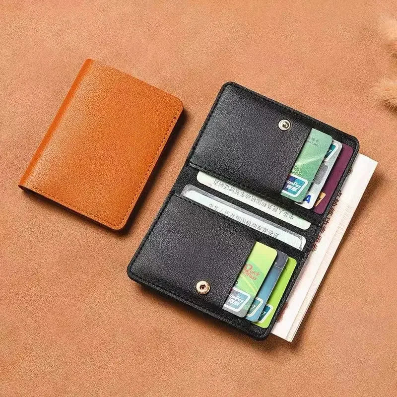 Ultra Thin Design Credit Card Holder Women Wallets Fashion Purses Small Wallet for Men Short Clutch Purse Money Bag Mens Wallet