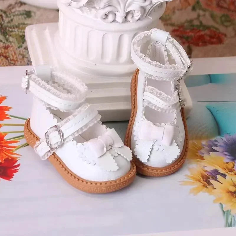 Fashion 60cm Doll Shoes Boots 1/3 Bjd Doll Shoes 7.5cm Foot Wear Simulation Shoes Toy Doll Accessories