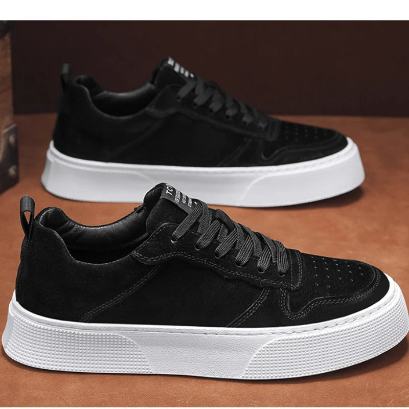 Board Shoes for Men Trendy Flat Shoes Lightweight Comfortable Sports Men Shoes Soft Outdoor Walking Shoe Zapatos Para Hombres