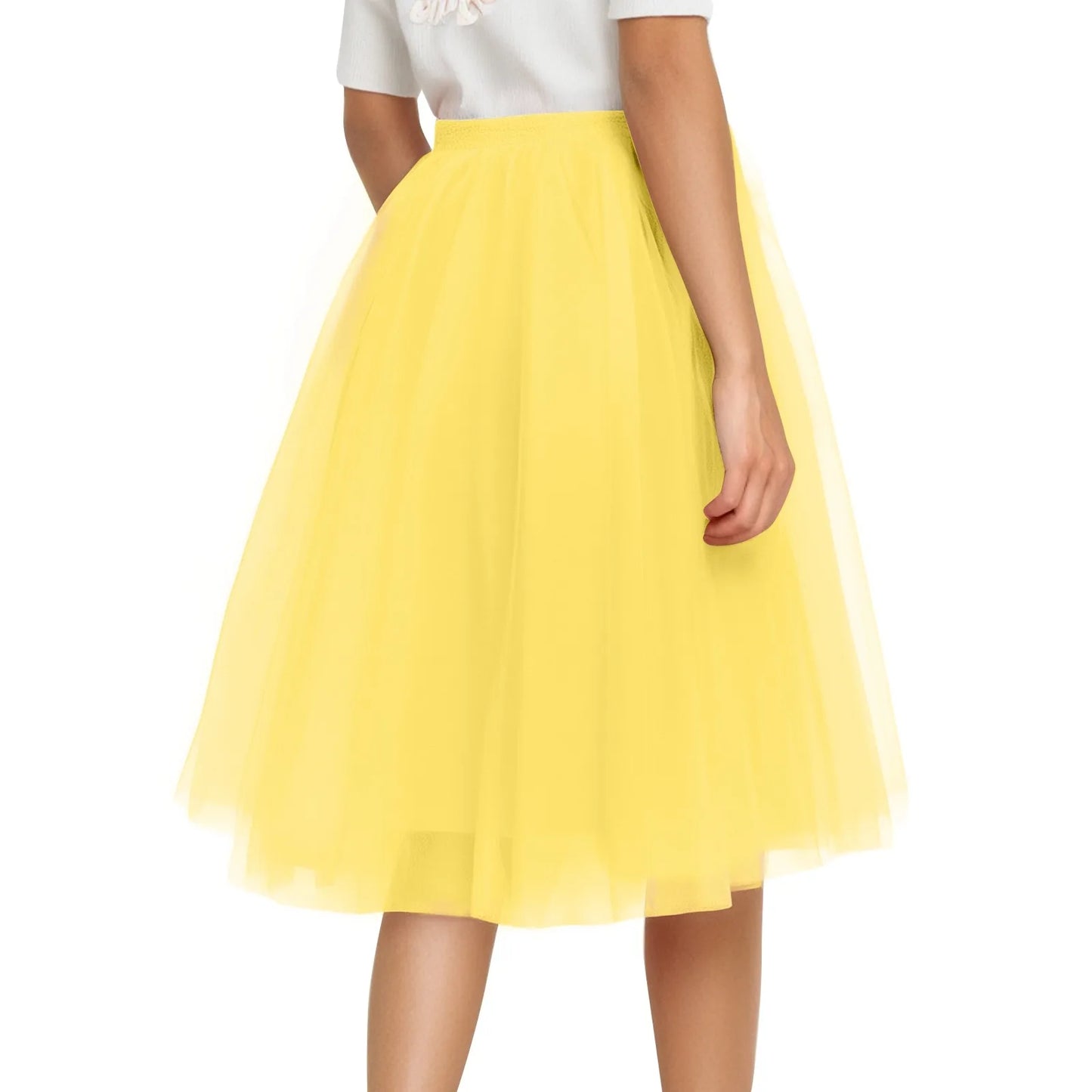Tutu Skirt For Women 50s Skirt Retro Party Tulle Ballet Rockabilly Petticoat Underskirt Dance Dress Cosplay Mesh Skirt