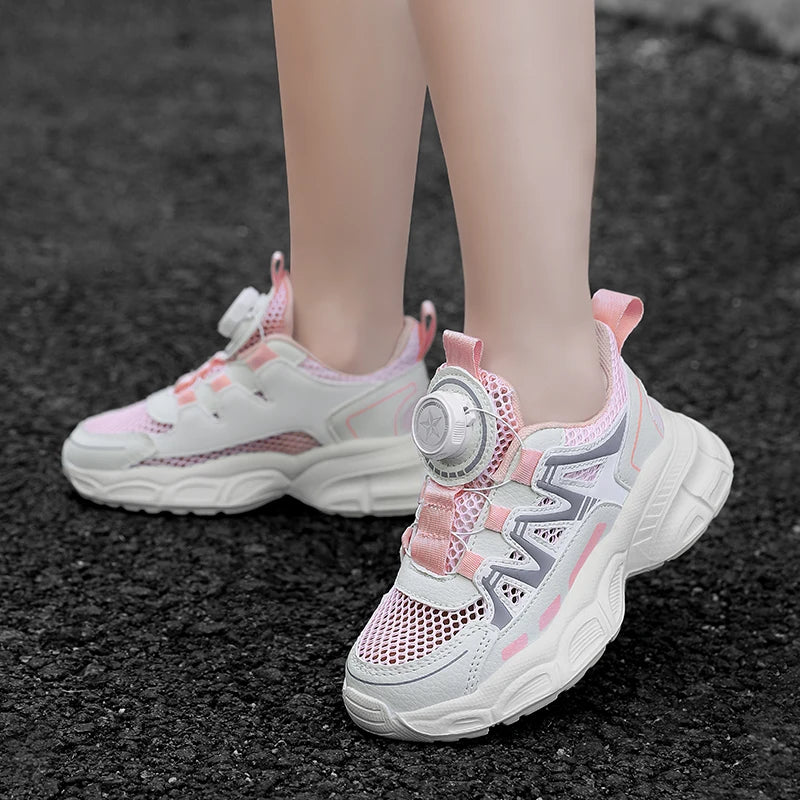 Children Casual Shoes for Girls Breathable Mesh Sneakers for Kids Summer Comfortable Outdoor Walking Shoes Fashion Sports Shoes