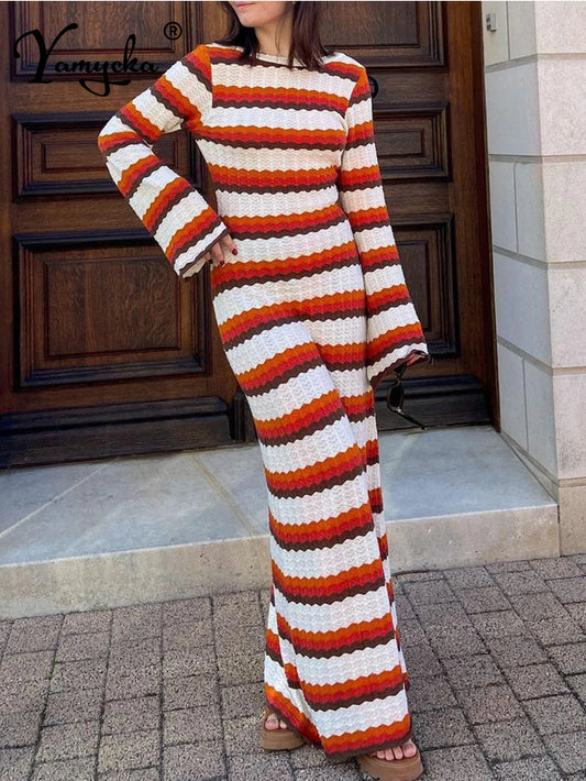 Sexy backless summer dress women elegant casual dresses woman long sleeve beach vacation evening party birthday dress vestidos