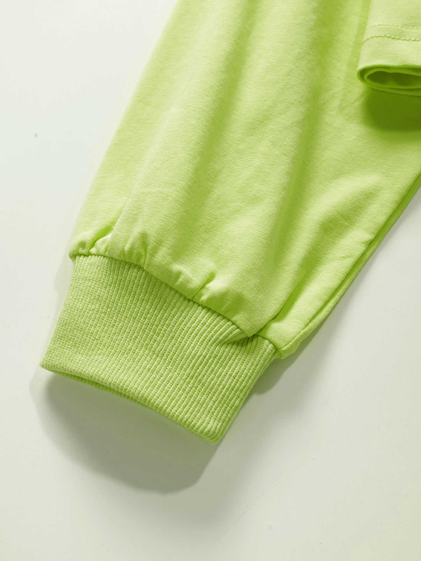 Kids Girl Long Sleeve Fashion Crop Top Casual Loose Pullover T-shirt for Hip-Hop Jazz Street Dance Performance School Daily Wear