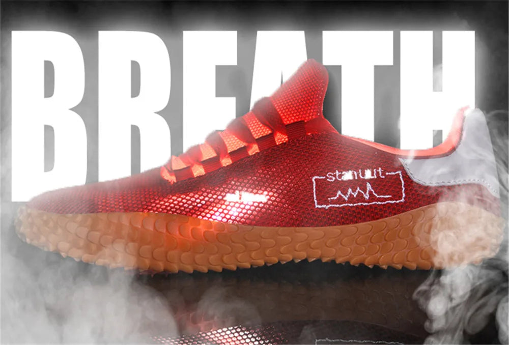 Men Running Sneakers Breathable Mesh Sport Shoes Flat Soft Man Shoes Fashion Training Jogging Footwear shoes for men