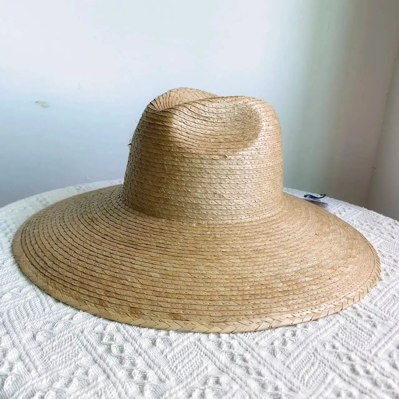 Raffia straw hat women's bohemian straw hat women's vacation sun hat beach summer vacation jazz hat Panama sun hat BAZAARHUBO