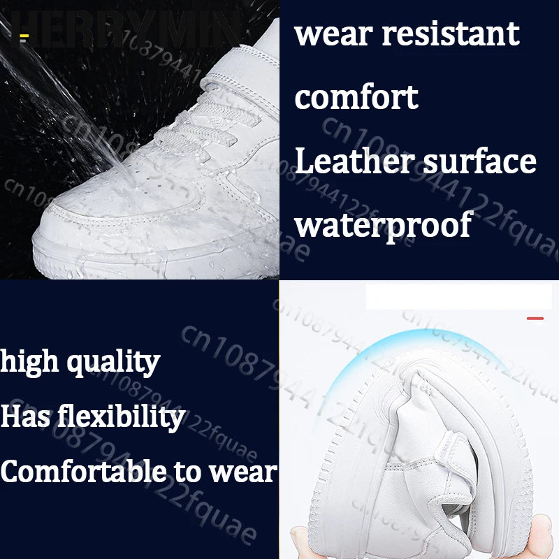 Cool Jinx 7-18 Year Old Boys Girls Printing Shoes Soft Sole Wear Resistant Skateboarding Shoes Simple Four Season Sneakers