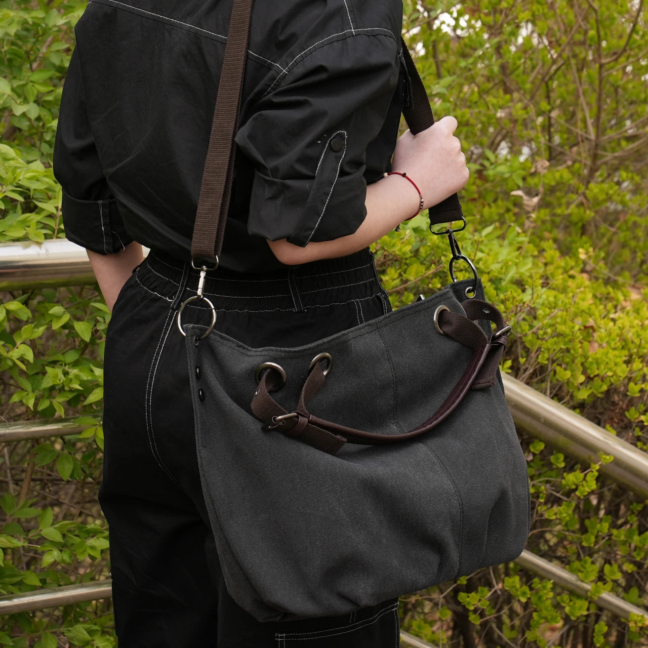 Women Canvas Messenger Bags Handbags Female Tote Bolsas Femininas Ladies Shoulder Crossbody Bags Women's Top-Handle Bags
