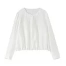 SENTUBILA Women Wide Leg Pants Office Lady Work Wear Trouser 2026 Spring Fashion Elegant Commute Full-length Pants 133K51993