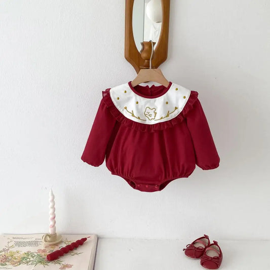 Cute Baby Kids Romper Autumn Birthday Party Newborn Girls Jumpsuit High Quality Comfortable Toddler Clothing for Girl