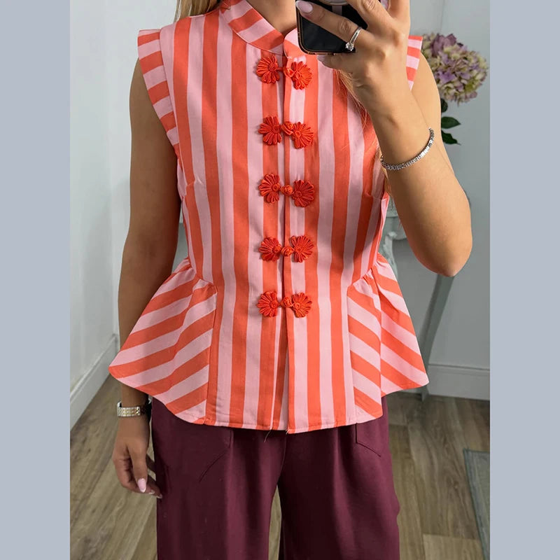 Lace Spliced Square Neck Spaghetti Strap Blouse Loose Fit Cropped 2026 Summer Women Chiffon Top Causal Delicate Lady Blusa