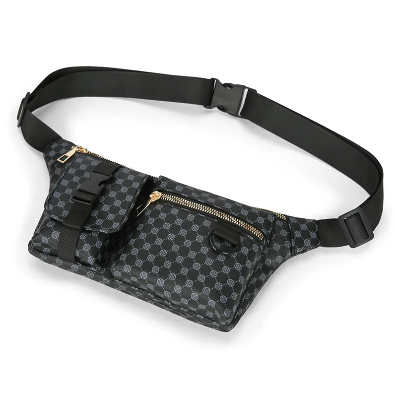 Men's Multi Functional Waist Bag Lightweight Sports Cycling Fanny Pack Small Shoulder Bags for Man Belt Pouch Chest Bags Male