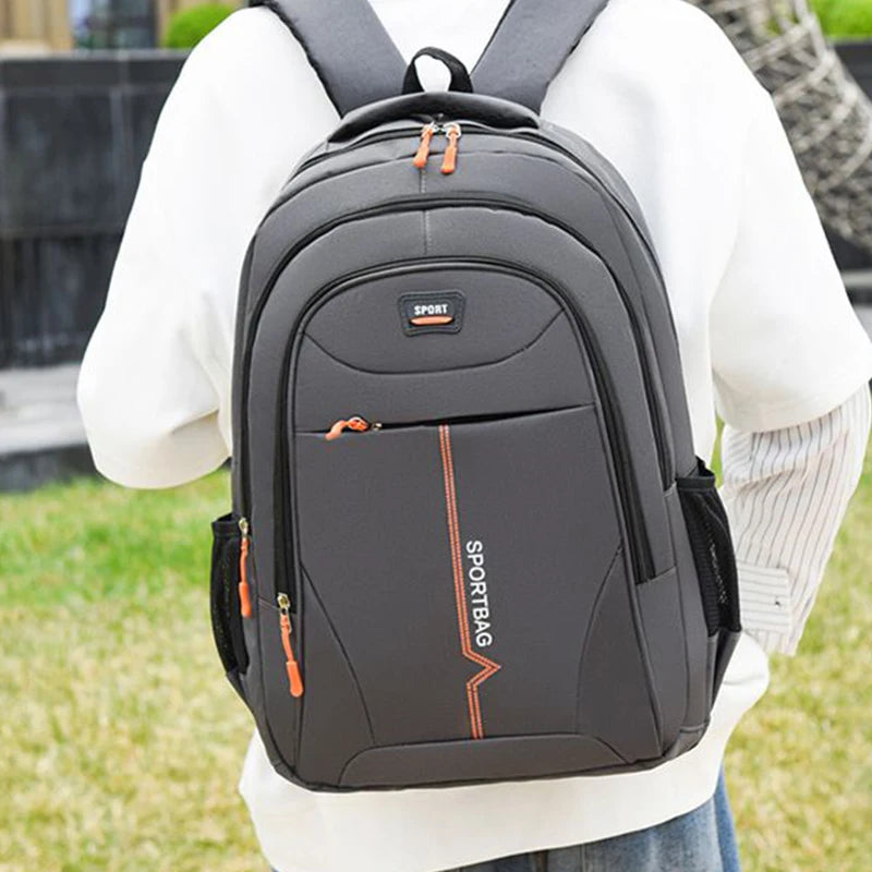 Functional Multi-pocket Backpack, Secure Zip Closure Nylon Daypack Suitable for Hiking, Weekend Trips and Office Work